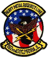 Military Decorations - 182nd Air Support Operations Center [Group] (ASOC ASOG) Unit Patch
